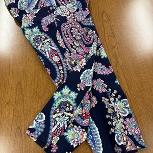 Zac & Rachel Capris with Paisley Print